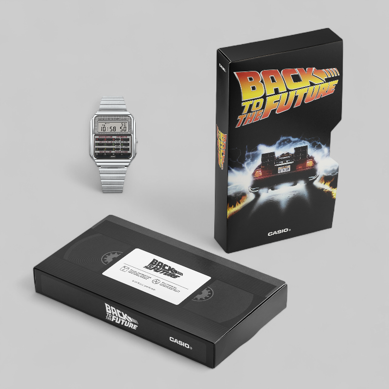Casio x Back to the Future 40th Anniversary CA-500WEBF