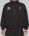 X Willy Chavarria Pinstripe Jacket - Black/White