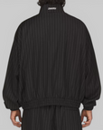 X Willy Chavarria Pinstripe Jacket - Black/White