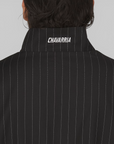 X Willy Chavarria Pinstripe Jacket - Black/White