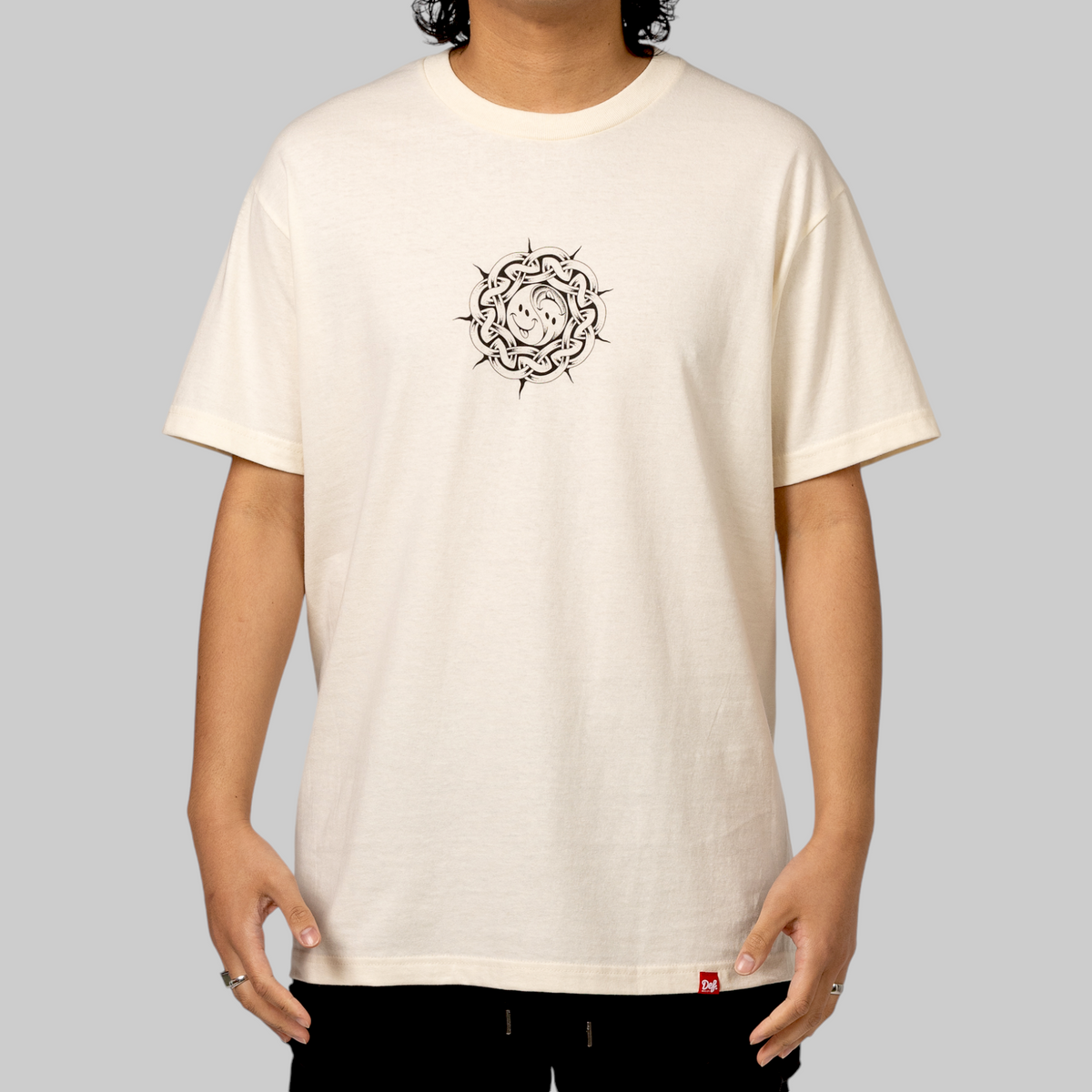 X Thom Hinton Yin Yang T-Shirt - Cream