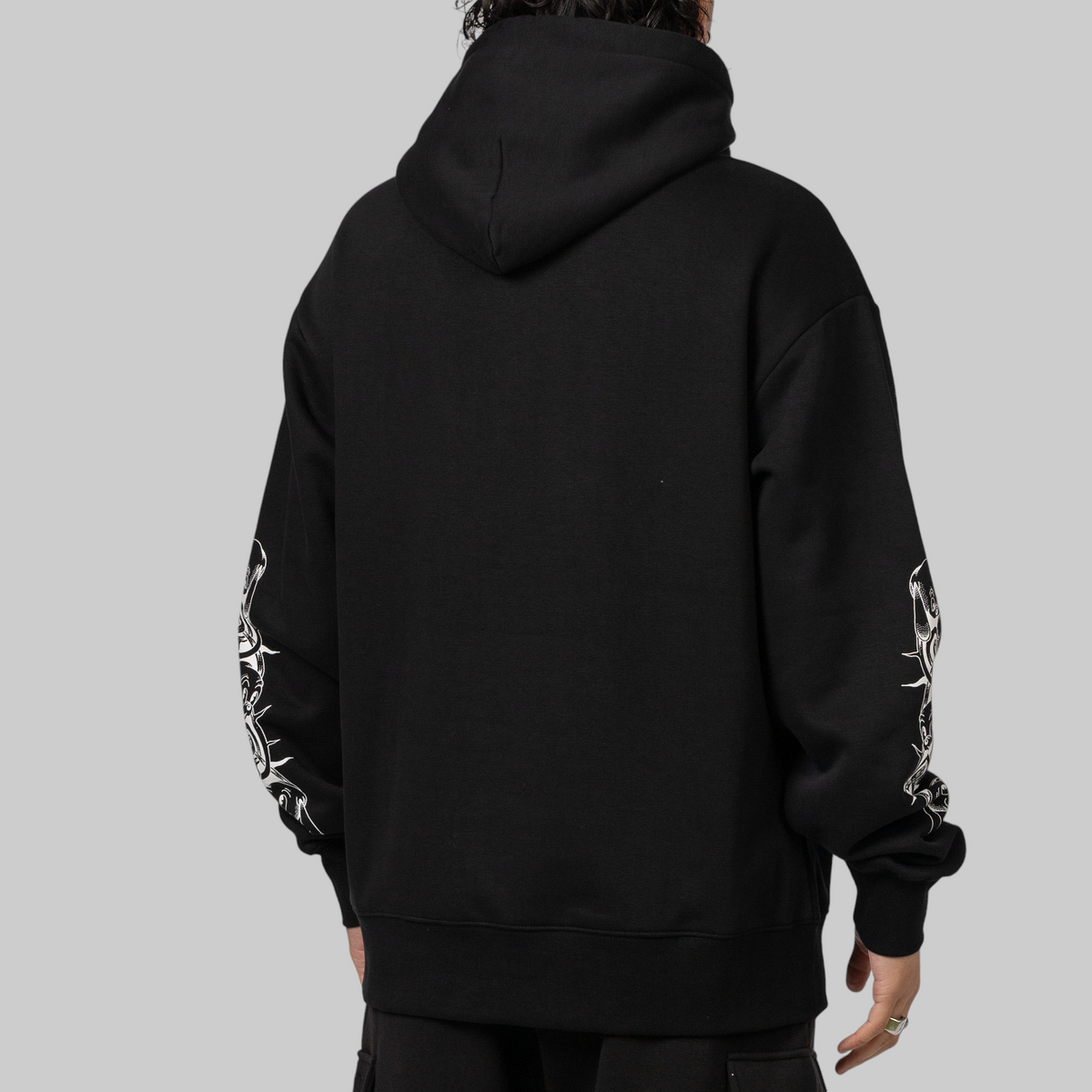 X Thom Hinton Yin Yang Hoodie - Black