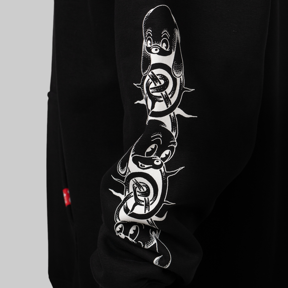 X Thom Hinton Yin Yang Hoodie - Black