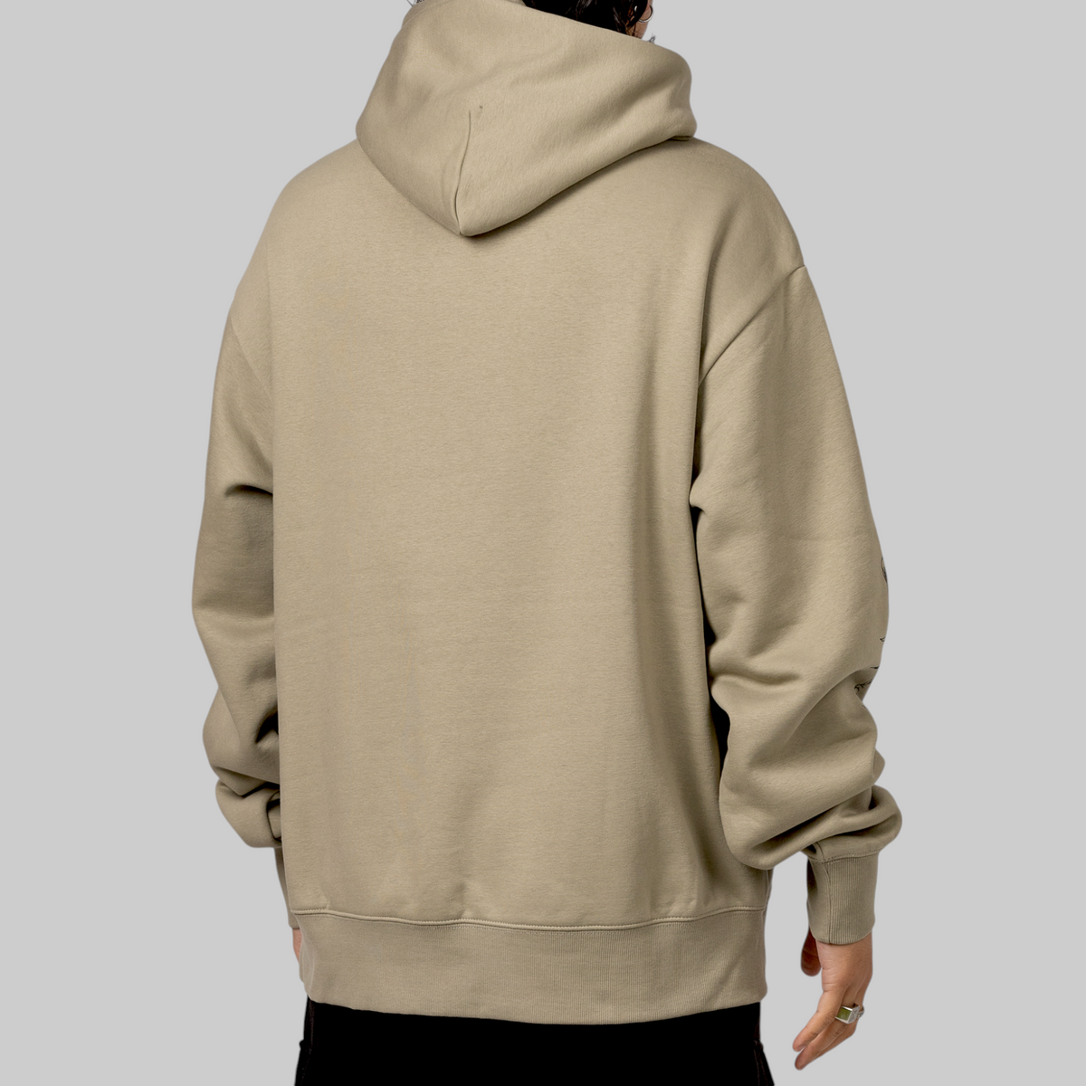 X Thom Hinton Yin Yang Hoodie - Eucalyptus