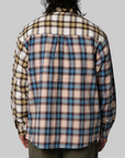 Colour Block Flannel Shirt - Yellow