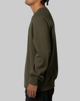 NOCTA Fleece Crew - Cargo Khaki/Team Red