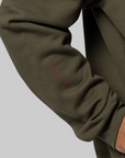 NOCTA Fleece Crew - Cargo Khaki/Team Red