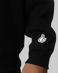 Embroidery Egg Sushi Rabbit Sweatshirt - Black