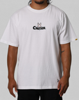 CAUTION Rabbit T-Shirt - White
