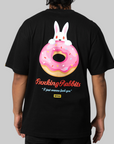 Rabbit Donut T-Shirt - Black