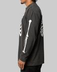 Bone Garment Dye Long Sleeve - Black
