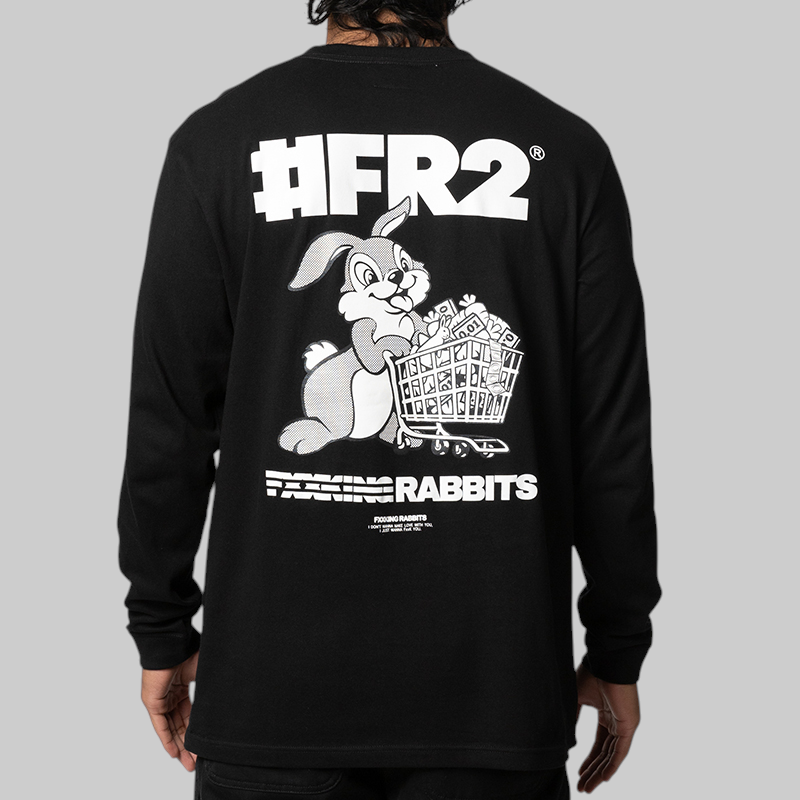 トップス FR2 SAVE THE RABBITS Long-sleeve T-shirt SAVE THE RABBITS トップス FR2 SAVE THE RABBITS Long-sleeve T-shirt SAVE THE RABBITS