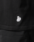 Rabbit With Shopping Cart Long Sleeve - Black