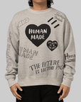 Graffiti Sweatshirt - Grey