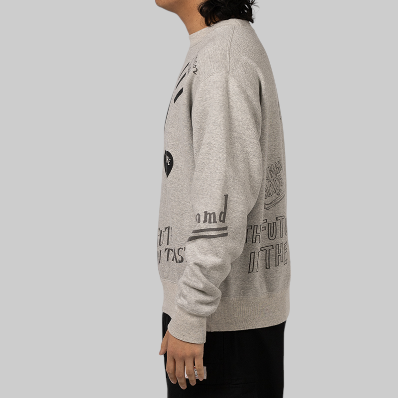 Graffiti Sweatshirt - Grey