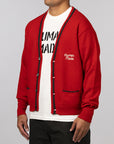 Car Club Cardigan - Red