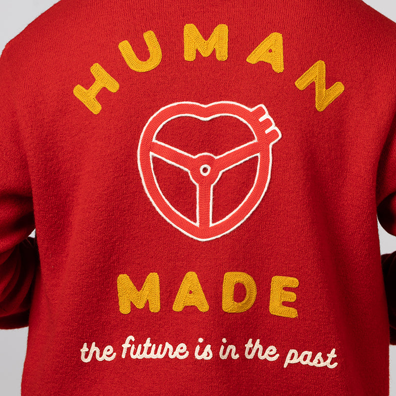 Car Club Cardigan - Red – LOADED