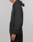 Classic Zip-Up Hoodie - Black