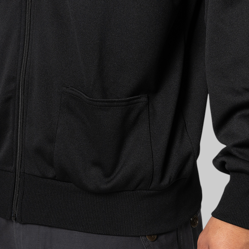 Zip-Up Hoodie - Black