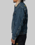 Boa Lined Denim Jacket - Indigo