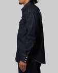 Denim Western Shirt - Indigo