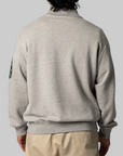 Half-Zip Sweatshirt - Grey
