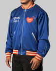 Satin Jacket - Blue