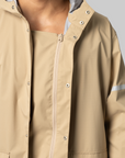 Packable Rain Coat - Beige