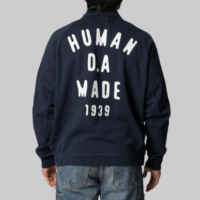 Zip-Up Sweatshirt - Navy
