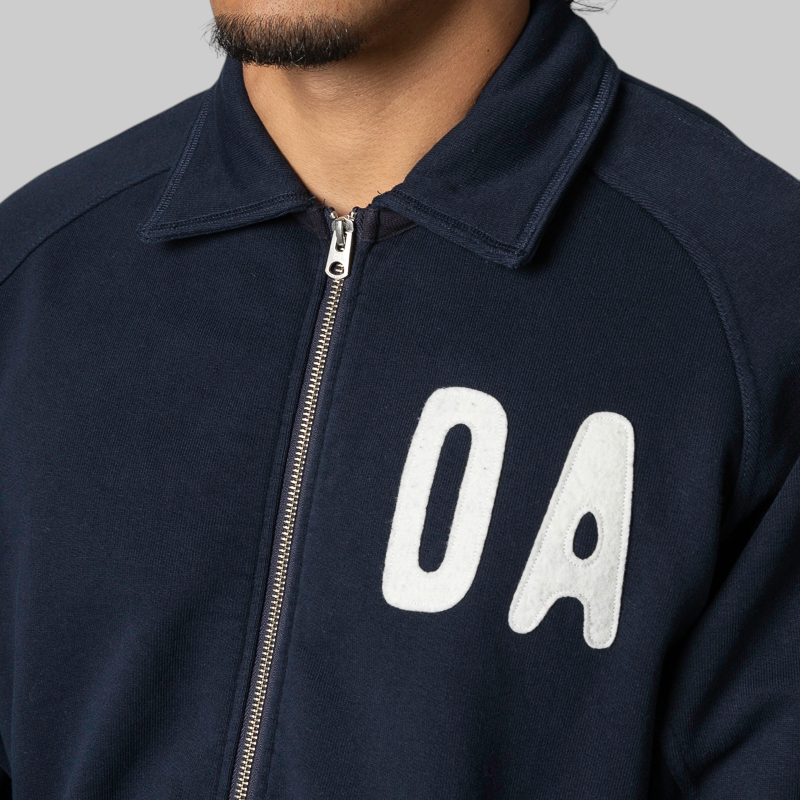 Zip-Up Sweatshirt - Navy