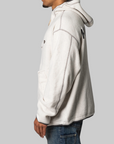 Pullover Fleece Hoodie - White
