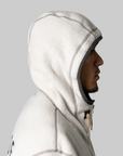 Pullover Fleece Hoodie - White