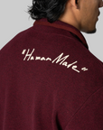 Knit Blazer - Burgundy
