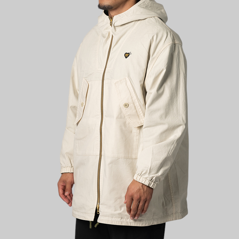Reversible Hooded Coat - Olive Drab