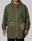 Reversible Hooded Coat - Olive Drab
