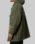 Reversible Hooded Coat - Olive Drab