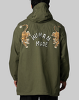 Reversible Hooded Coat - Olive Drab
