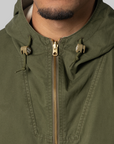 Reversible Hooded Coat - Olive Drab