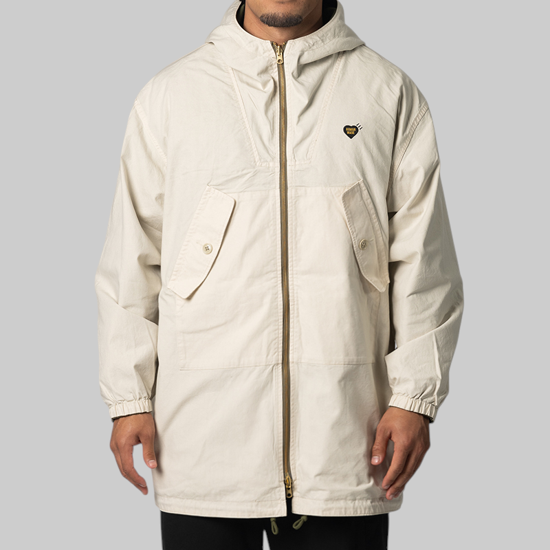 Reversible Hooded Coat - Olive Drab