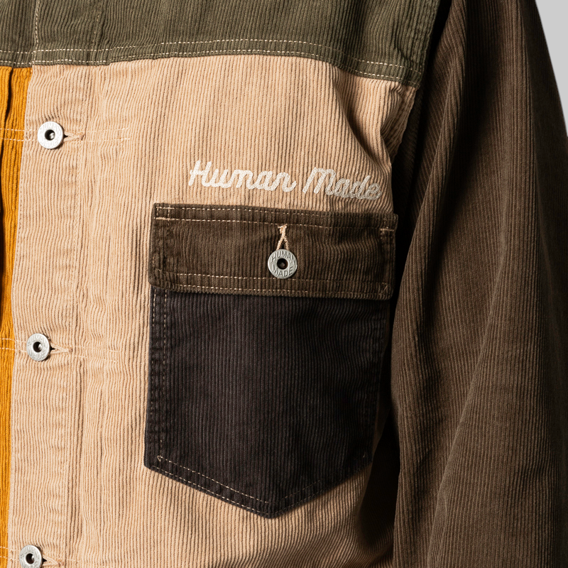 Corduroy Work Jacket - Olive Drab