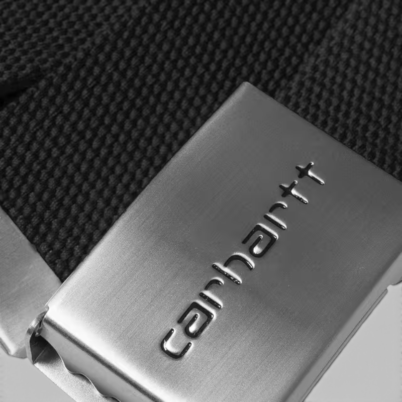 Clip Belt Chrome - Black