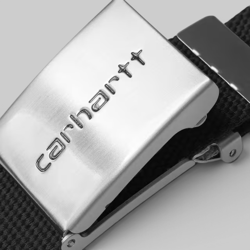 Clip Belt Chrome - Black