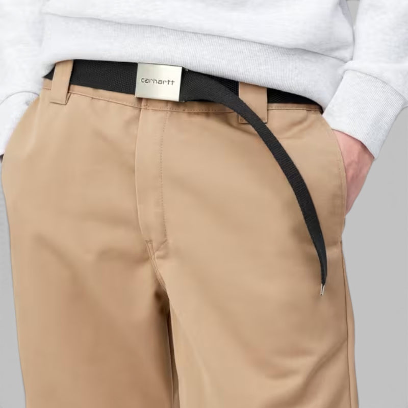 Clip Belt Chrome - Black