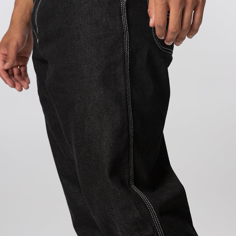 Simple Pant - Black One Wash