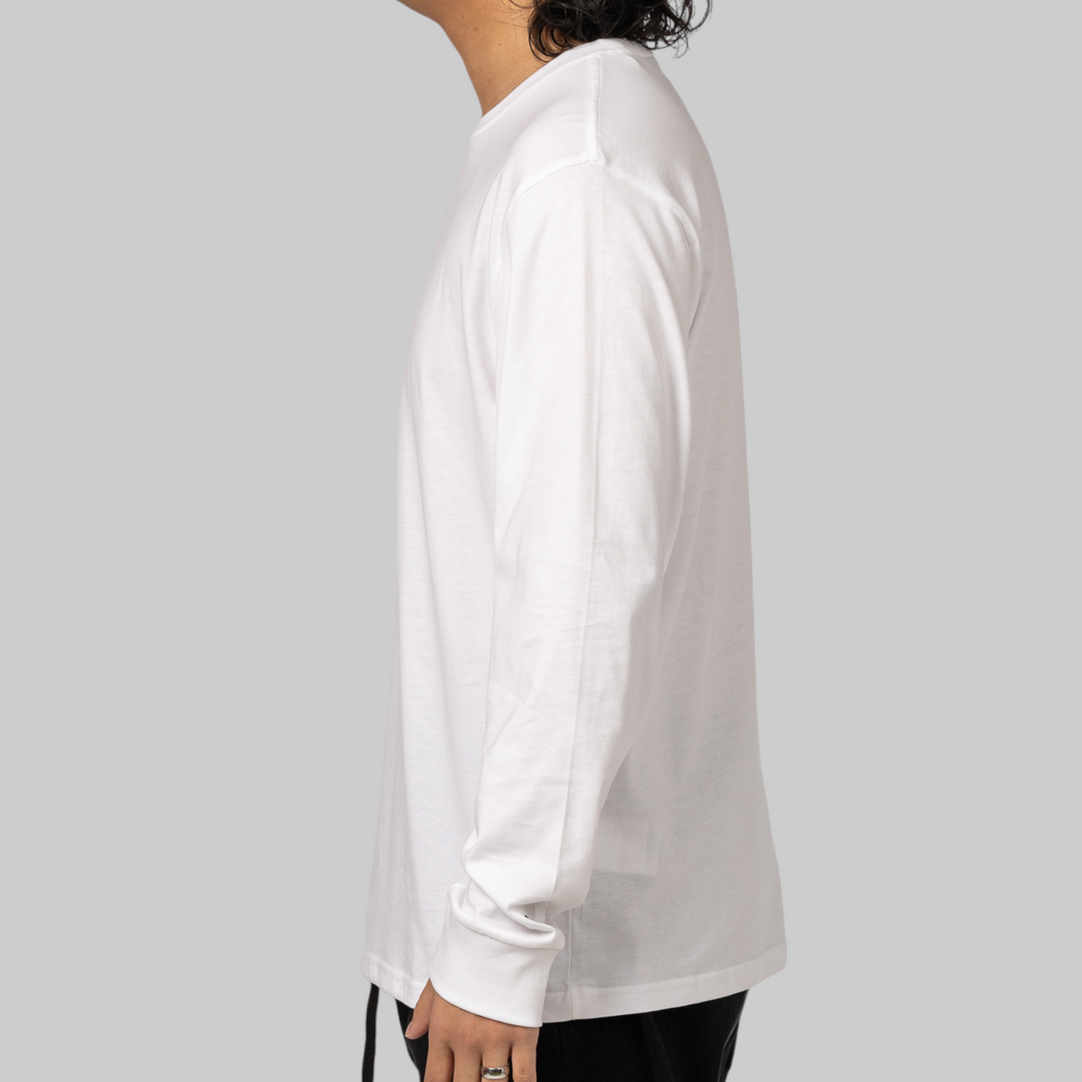 Base Long Sleeve - White/Black