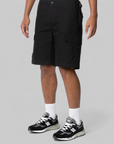 Aviation Short - Black Rinsed