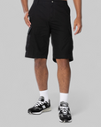 Regular Cargo Short - Black Rinsed