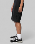 Regular Cargo Short - Black Rinsed