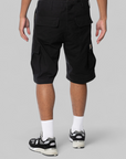 Regular Cargo Short - Black Rinsed