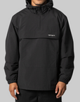 Windbreaker Jacket - Black/White